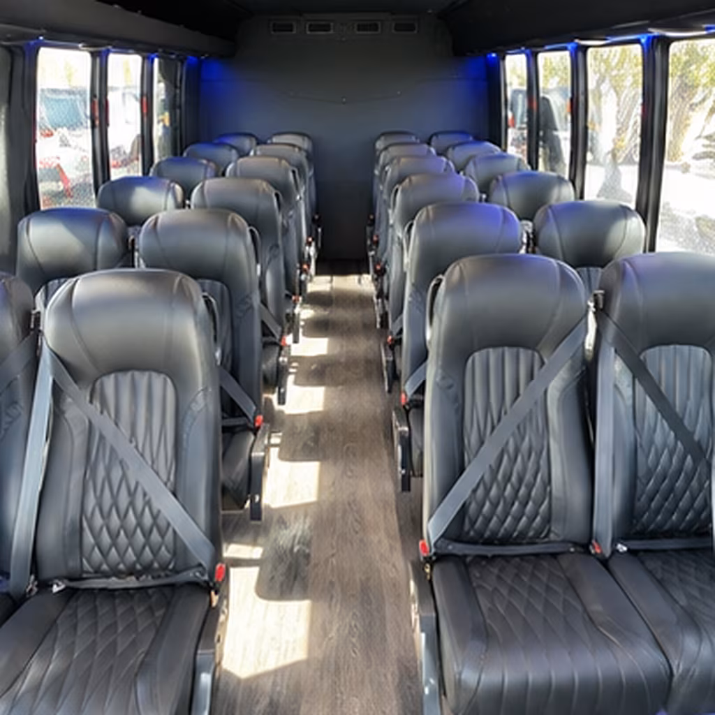 30 passenger minibus interior