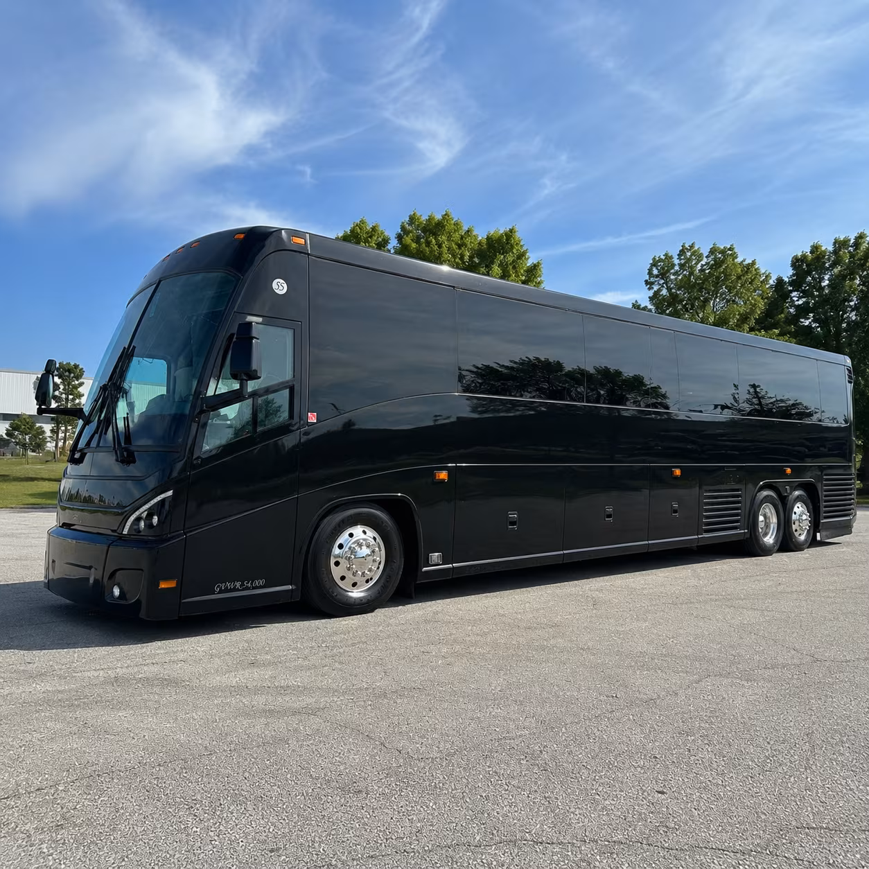manchester 47 passenger charter bus