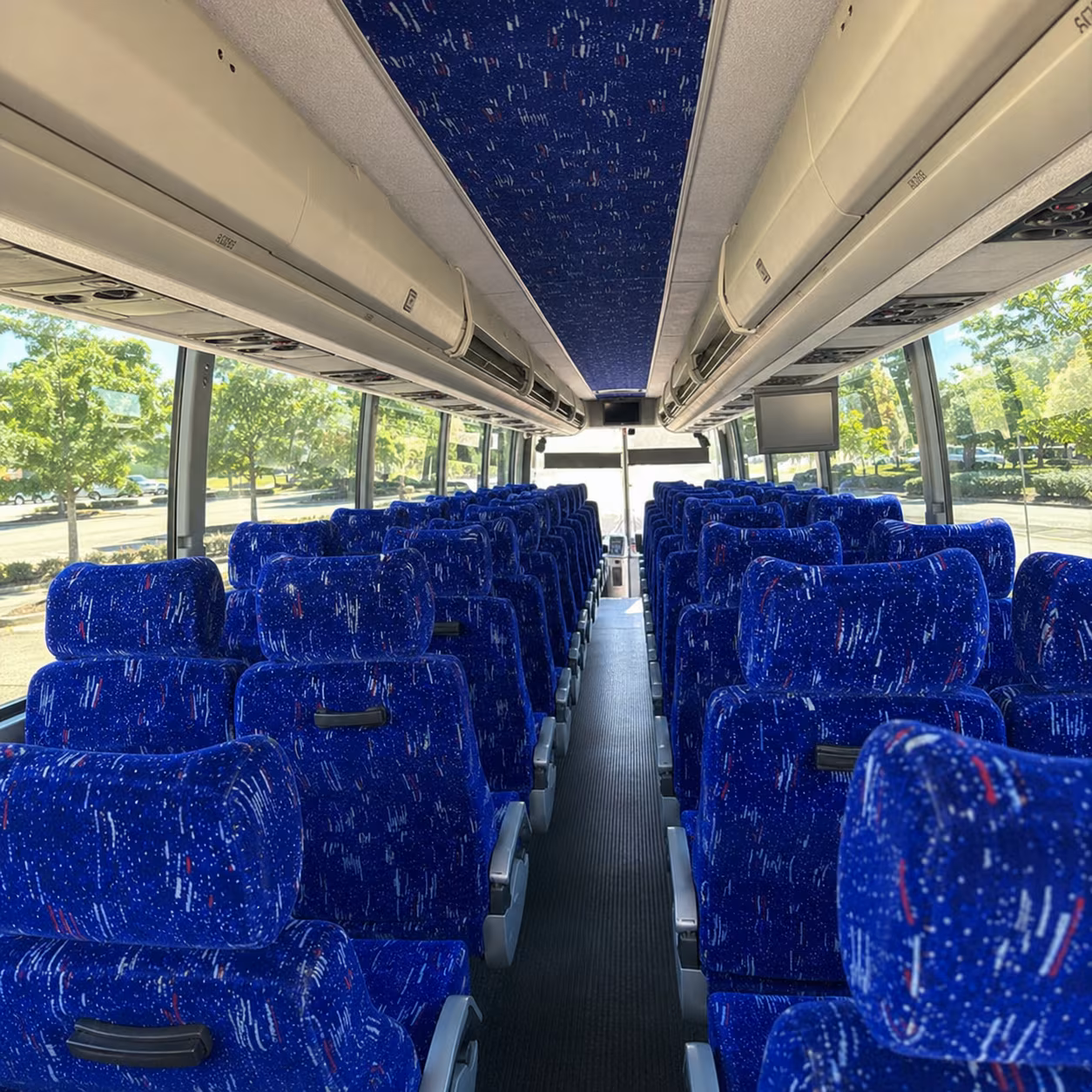 manchester charter bus interior