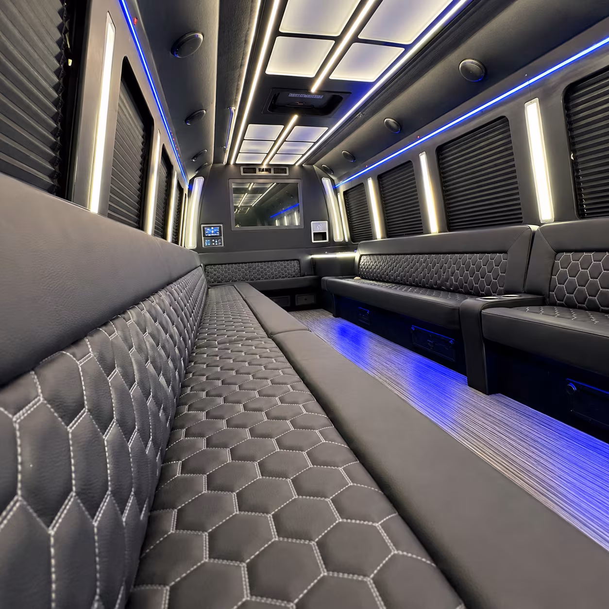 manchester party bus inside